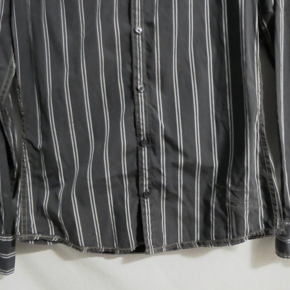 ESPRIT, Slim Fit, xs, extra small, striped button down front shirt, GUC - Picture 7 of 15